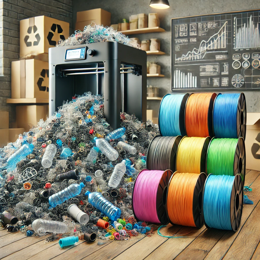 Eco friendly desktop recycling for sustainable manufacturing